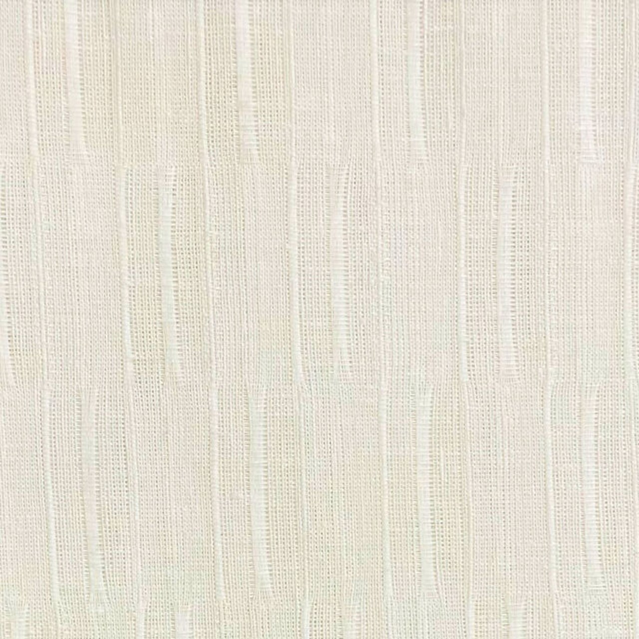 1 Yard Pure Linen Long Rice Jacquard Stripe Fabric Ivory 65 Inch Width